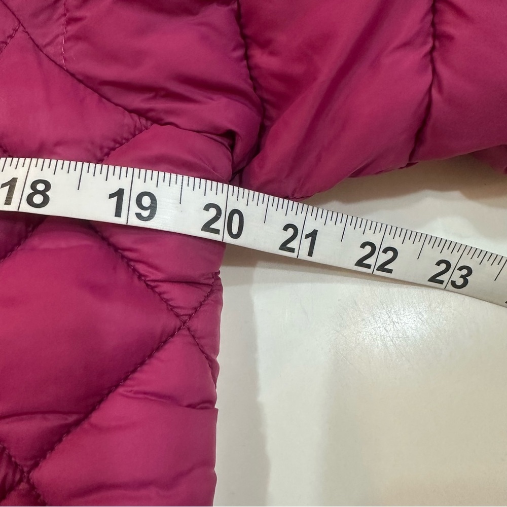 ZeroXposur Lightweight Wine/Burgundy Hi-Low Quilted Puffer Jacket Hooded Medium - Picture 12 of 14